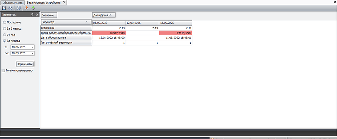 База настроек Лэрс